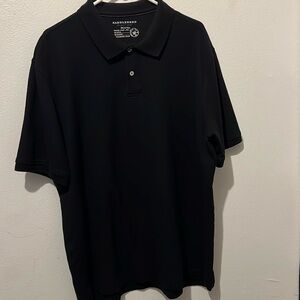 3/$10 Men’s Saddlebred Collared Polo Style Short Sleeve Big & Tall Sz XLT Black